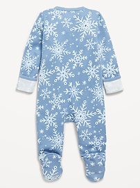 Image number 2 showing, 2-Way-Zip Sleep & Play Footed One-Piece for Baby
