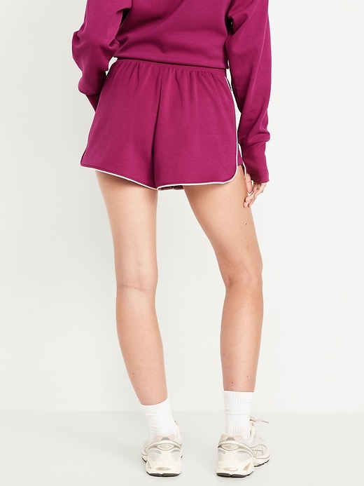 Image number 2 showing, Extra High-Waisted Dynamic Fleece Sweat Shorts