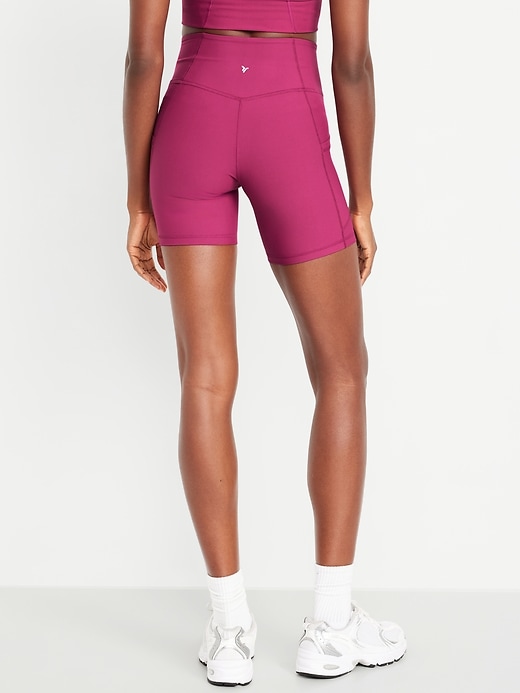 Image number 2 showing, PowerSoft Pocket Biker Shorts -- 6-inch inseam