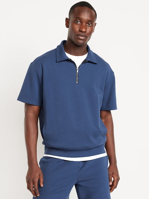Dynamic Fleece Quarter-Zip Polo