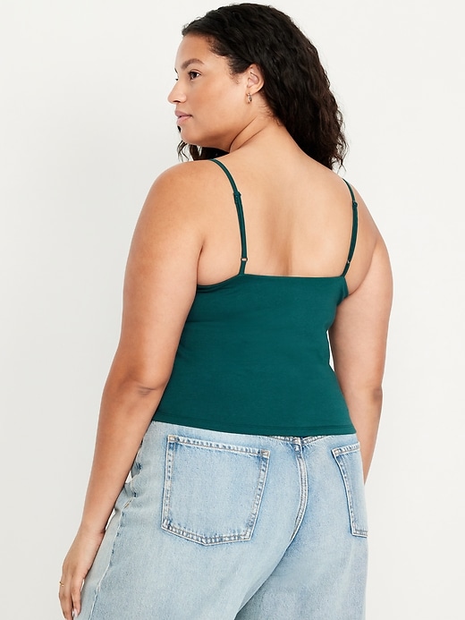 Image number 7 showing, Double-Layer Cropped Cami Top