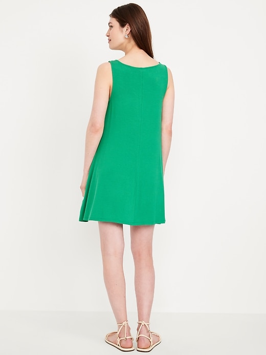 Image number 2 showing, Sleeveless Mini Swing Dress