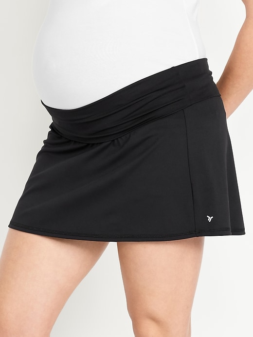 Image number 5 showing, Maternity Rollover-Waist StudioSmooth Skort