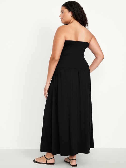 Image number 7 showing, Fit & Flare Drop-Waist Maxi Dress