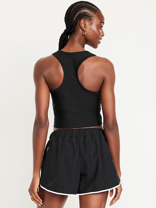 Image number 2 showing, PowerSoft Racerback Cropped Shell Tank