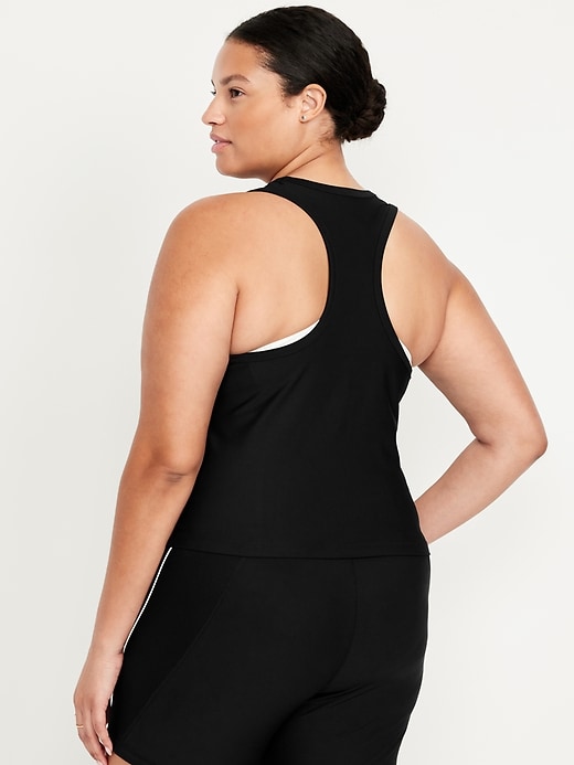 Image number 8 showing, PowerSoft Racerback Cropped Shell Tank