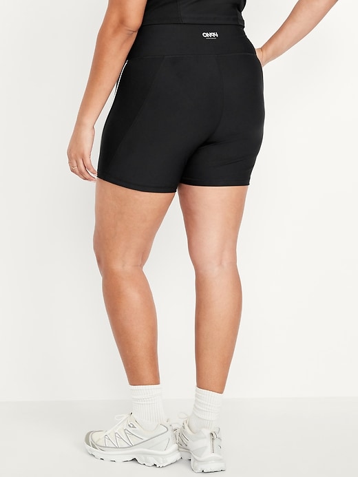 Image number 7 showing, High-Waisted PowerSoft Biker Shorts -- 6-inch inseam