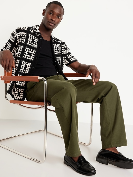 Image number 3 showing, Short-Sleeve Crochet Sweater