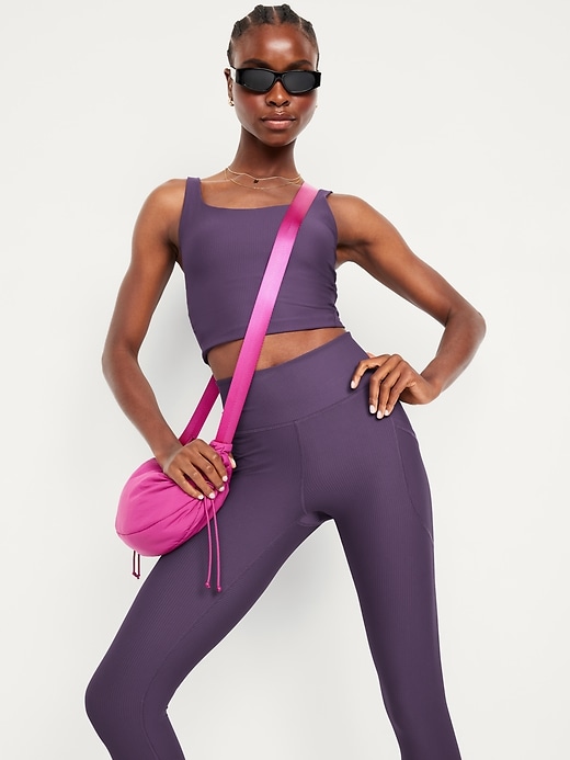 Image number 3 showing, Light Support PowerSoft Rib Longline Sports Bra