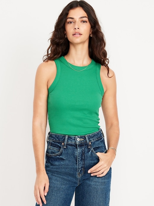 Image number 1 showing, Snug Crop Tank Top