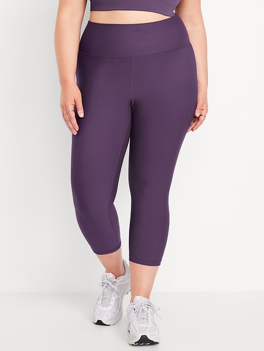Image number 6 showing, High-Waisted PowerSoft Crop Leggings