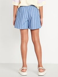 Image number 2 showing, Lightweight Printed Poplin Shorts for Girls