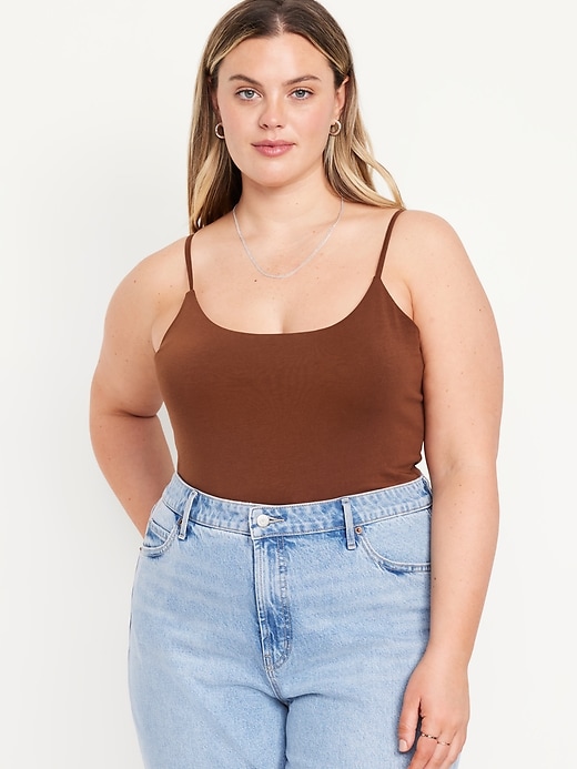 Image number 6 showing, Double-Layer Cropped Cami Top