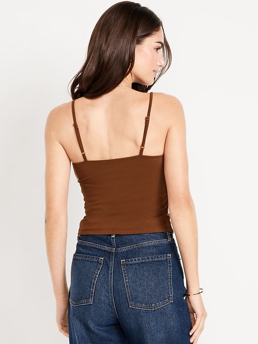 Image number 2 showing, Double-Layer Cropped Cami Top