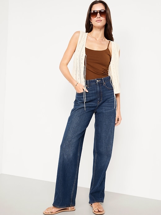 Image number 3 showing, Double-Layer Cropped Cami Top