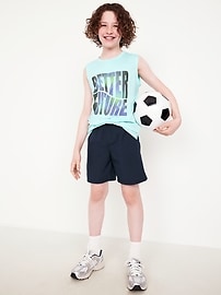 View large product image 3 of 3. Above Knee StretchTech Performance Shorts for Boys