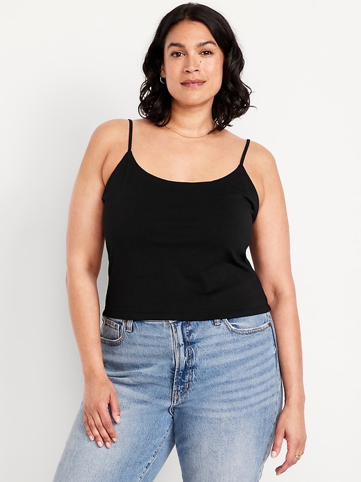 Image number 6 showing, Double-Layer Cropped Cami Top