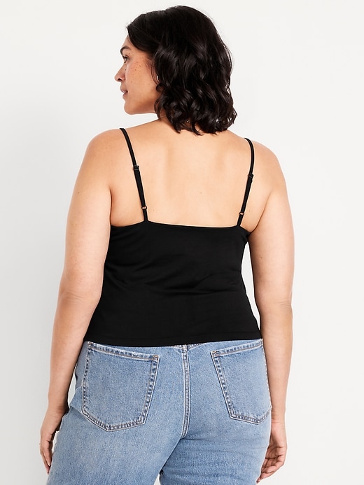 Image number 7 showing, Double-Layer Cropped Cami Top