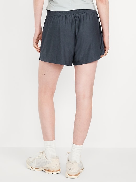 Image number 2 showing, High-Waisted CloudMotion Shorts -- 3-inch inseam