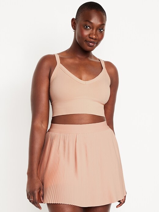 Image number 5 showing, Light Support Fluid Seamless Longline Sports Bra