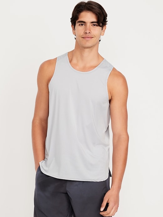 Image number 1 showing, Lightweight Mesh Racerback Tank