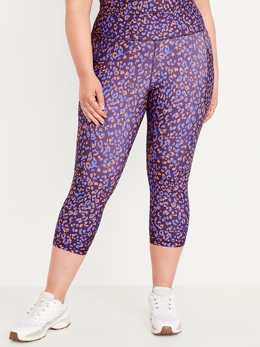 Image number 6 showing, High-Waisted PowerSoft Crop Pocket Leggings
