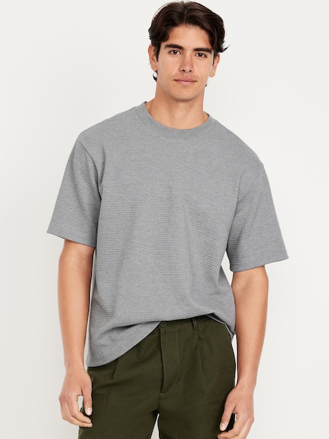 T-shirt en tricot gaufré