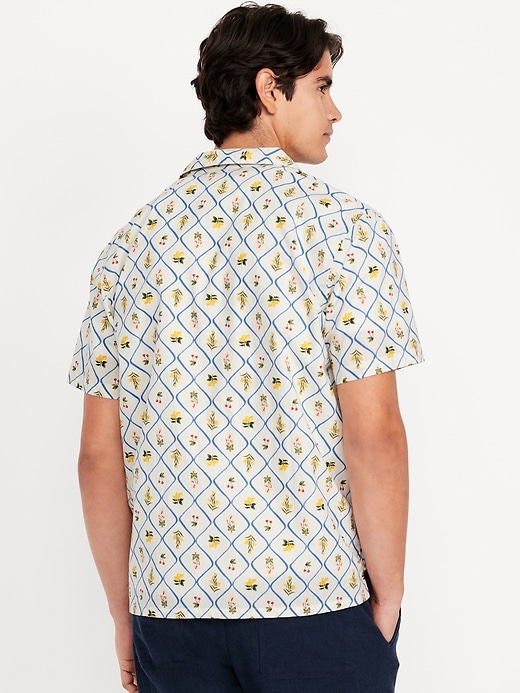 Image number 2 showing, Short-Sleeve Printed Camp Shirt