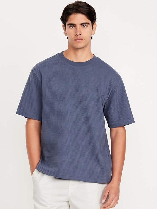 Image number 1 showing, Waffle-Knit T-Shirt