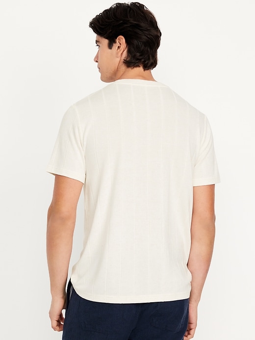 Image number 6 showing, Crew-Neck Ribbed T-Shirt