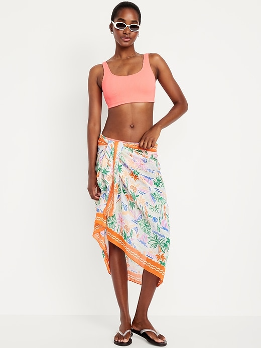 View large product image 1 of 2. Lightweight Swim Sarong Wrap