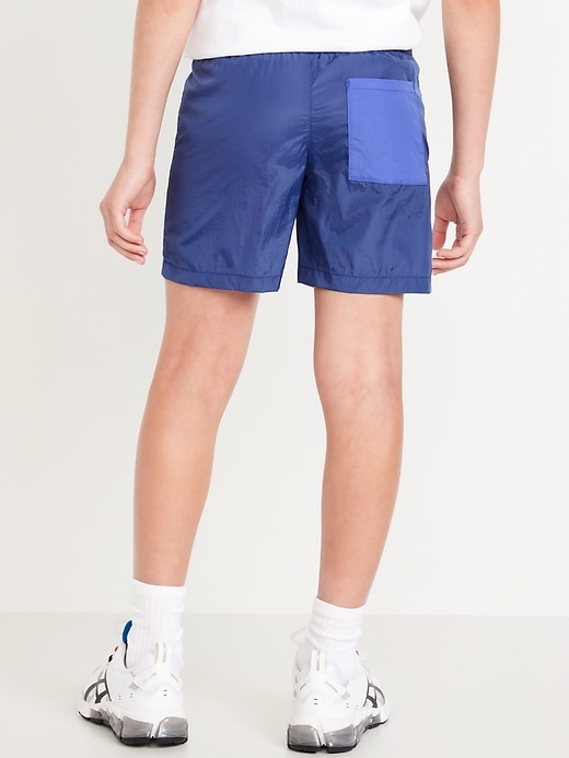 View large product image 2 of 5. Water-Resistant Windbreaker Shorts for Boys
