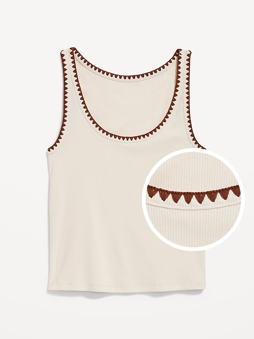 Image number 4 showing, Embroidered Tank Top