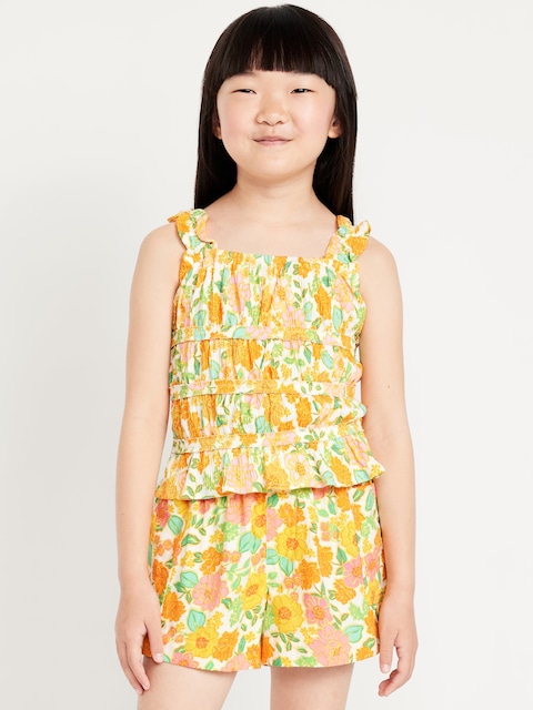Fitted Smocked Tank Top for Girls