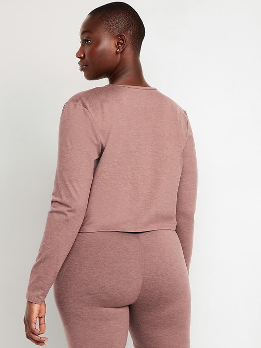 Image number 6 showing, CloudComfy Cropped Cardigan