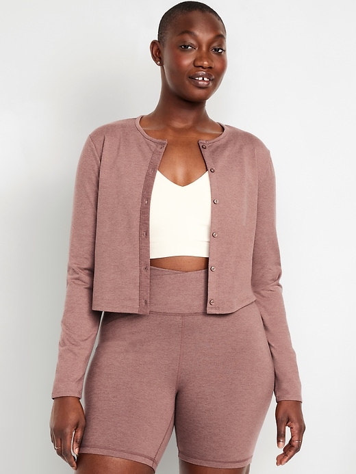 Image number 5 showing, CloudComfy Cropped Cardigan