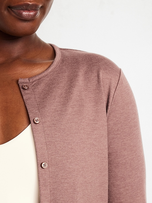 Image number 4 showing, CloudComfy Cropped Cardigan
