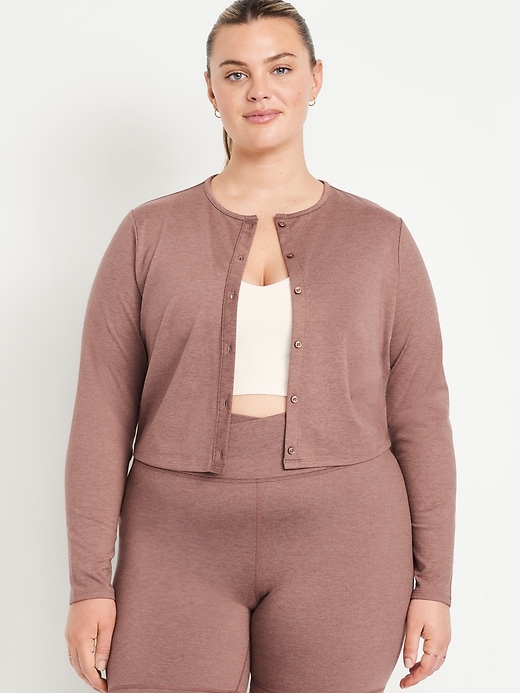Image number 7 showing, CloudComfy Cropped Cardigan