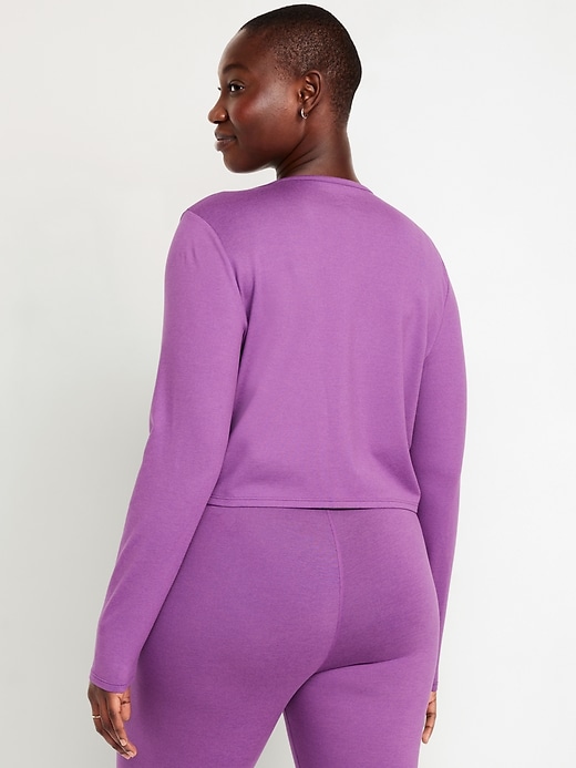 Image number 6 showing, CloudComfy Cropped Cardigan