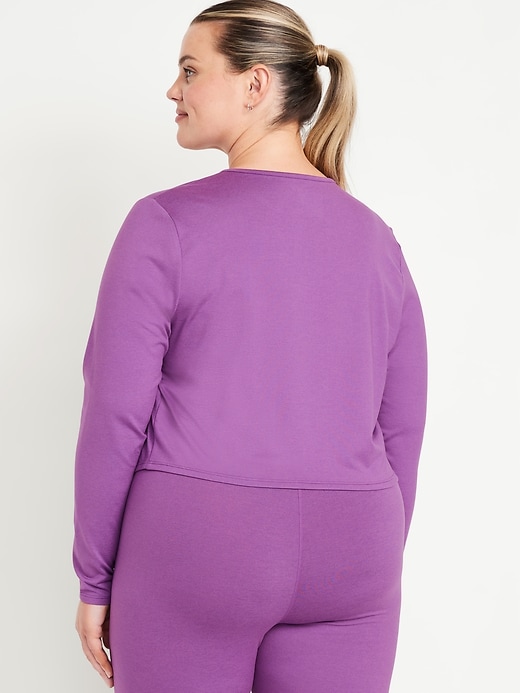 Image number 8 showing, CloudComfy Cropped Cardigan