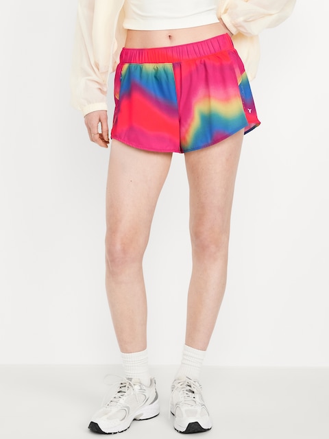 Mid-Rise StretchTech Run Shorts -- 3-inch inseam - Born To Pride