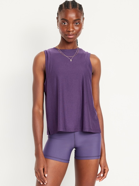 T-shirt Doux nuage 94 à ourlet fendu pour Femme