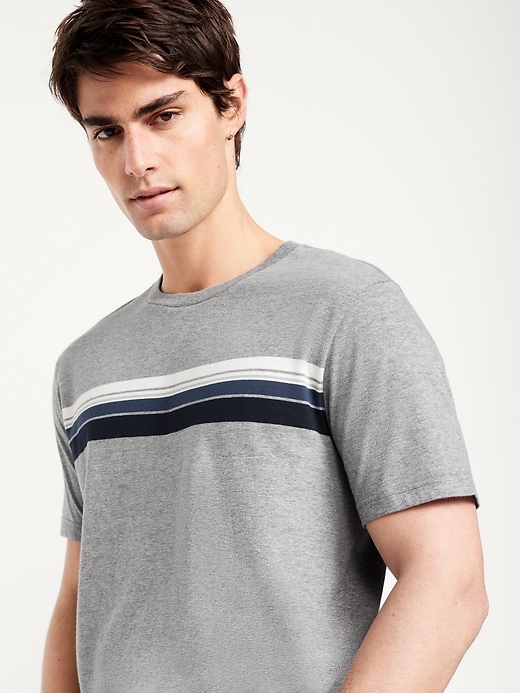 Image number 3 showing, Crew-Neck Striped T-Shirt