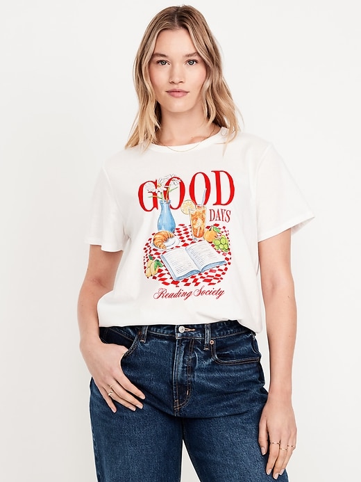 Image number 5 showing, EveryWear Crew-Neck Graphic T-Shirt