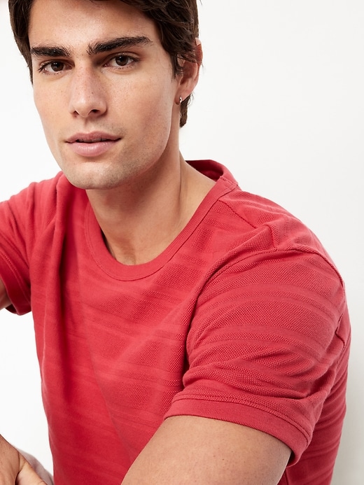 Image number 7 showing, Crew-Neck Pique T-Shirt
