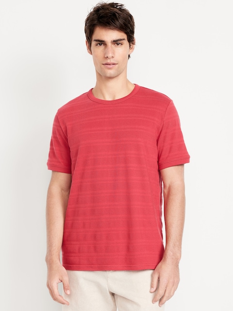 Crew-Neck Pique T-Shirt