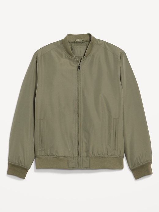 Image number 1 showing, Water-Resistant Zip Bomber Jacket