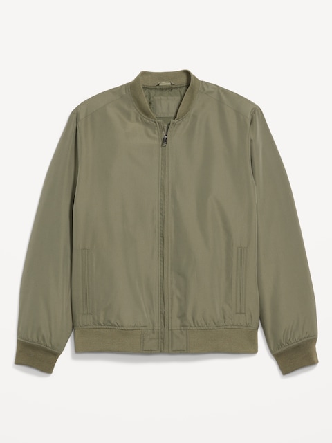 Blouson d’aviateur hydrorésistant à glissière pour Homme