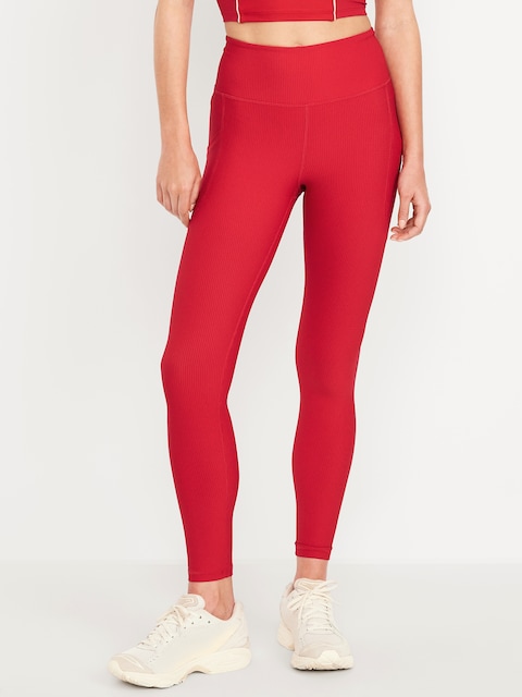 Legging PowerSoft côtelé à taille haute