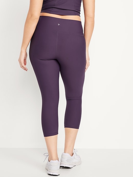 Image number 5 showing, High-Waisted PowerSoft Crop Leggings